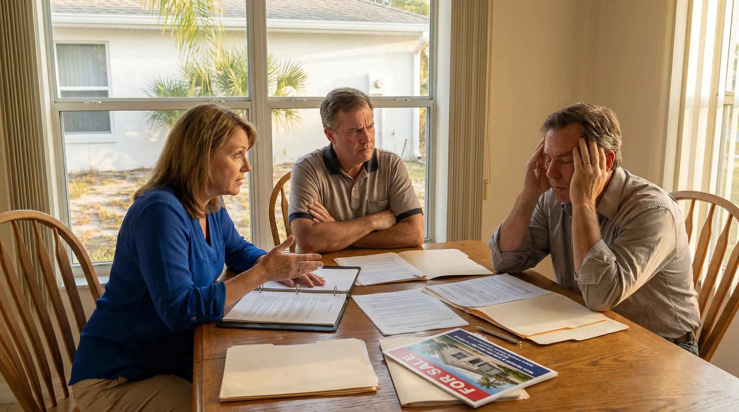 Family heirs disagreeing over whether all must agree to sell inherited property in Florida during probate